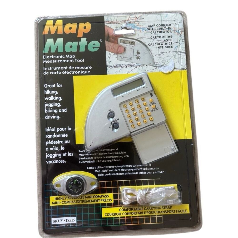 New VTG Map Mate Electronic Map Measurement Tool Compass Distance Calculator⁠